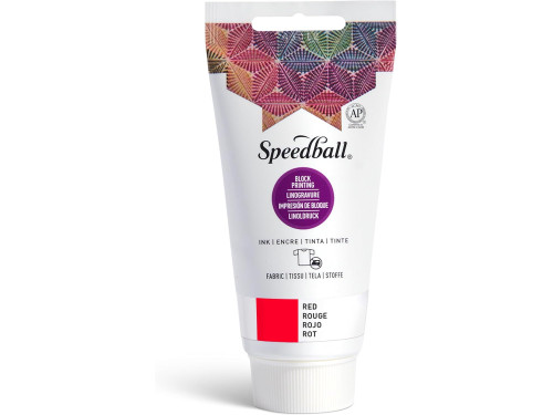 Farba do linorytu Block Printing Ink - Speedball - Red 75 ml
