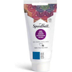 Fabric Block Printing Ink - Speedball - Blue 75 ml