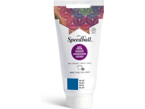 Fabric Block Printing Ink - Speedball - Blue 75 ml