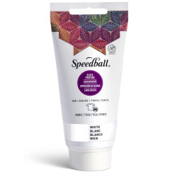 Farba do linorytu Block Printing Ink - Speedball - White 75 ml