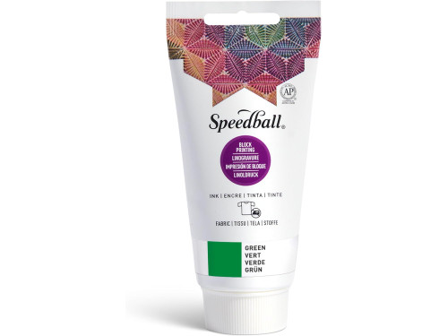 Fabric Block Printing Ink - Speedball - Green 75 ml