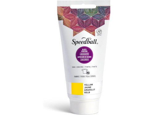Fabric Block Printing Ink - Speedball - Yellow 75 ml