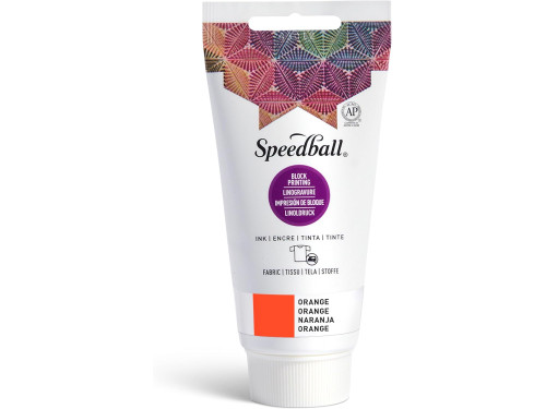 Farba do linorytu Block Printing Ink - Speedball - Orange 75 ml