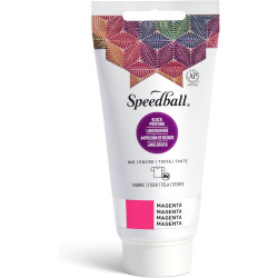 Fabric Block Printing Ink - Speedball - Magenta 75 ml