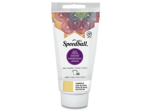Farba do linorytu Block Printing Ink - Speedball - Cornsilk 75 ml