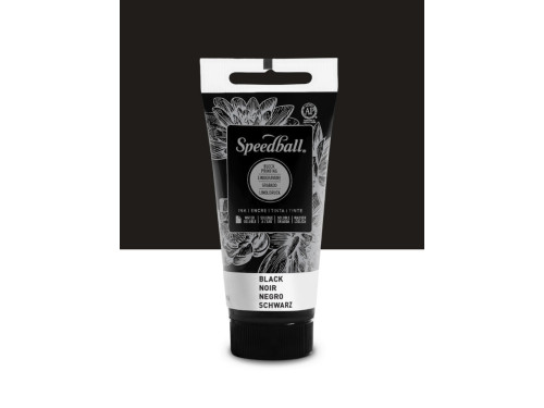 Farba do linorytu Water-Soluble Ink - Speedball - Black 75 ml