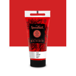 Water-Soluble Block Printing Ink - Speedball - Red 75 ml