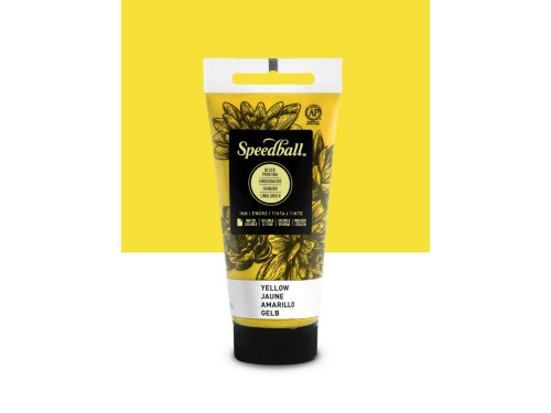 Farba do linorytu Water-Soluble Ink - Speedball - Yellow 75 ml