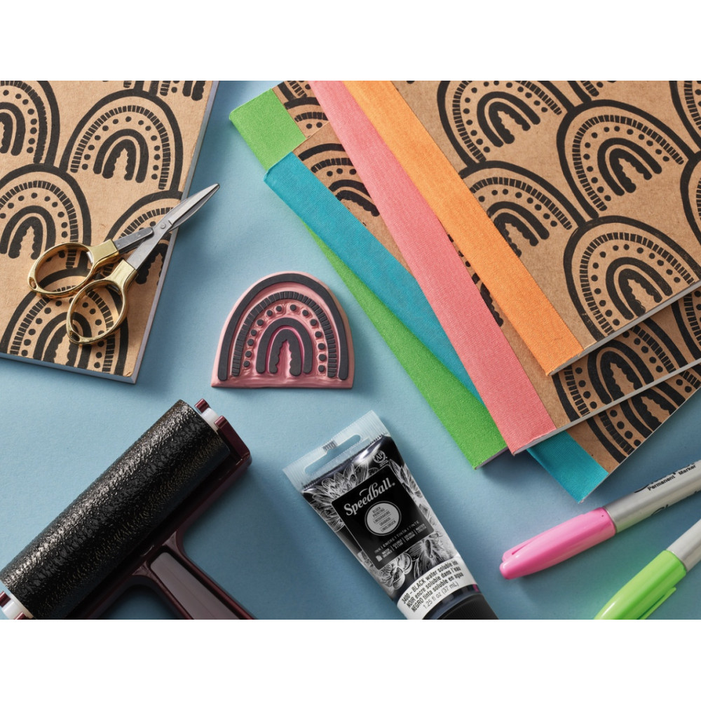 Farba do linorytu Water-Soluble Ink - Speedball - Brown 75 ml