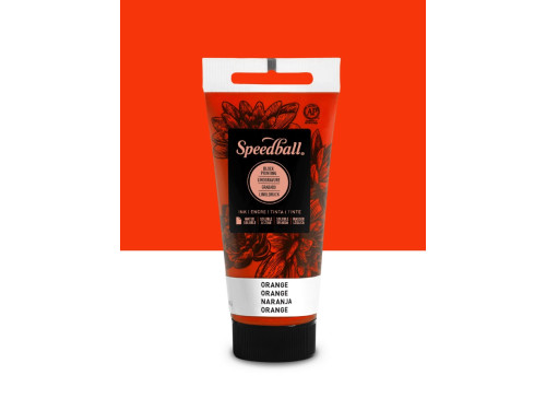 Water-Soluble Block Printing Ink - Speedball - Orange 75 ml