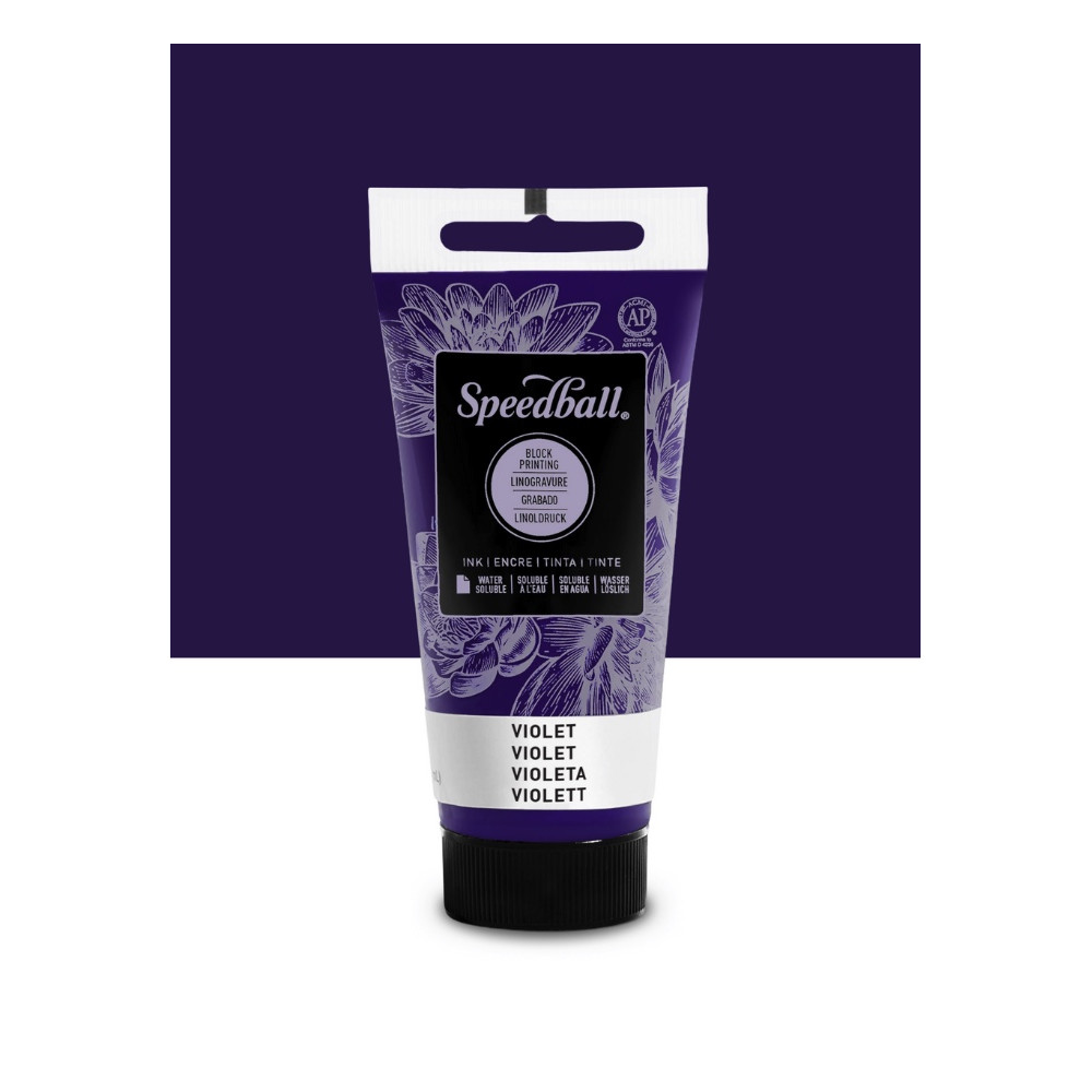 Water-Soluble Block Printing Ink - Speedball - Violet 75 ml
