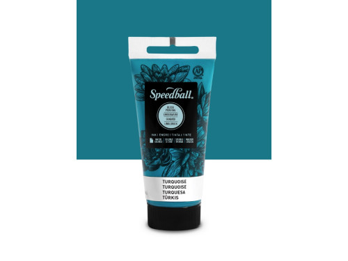 Farba do linorytu Water-Soluble Ink - Speedball - Turquoise 75 ml