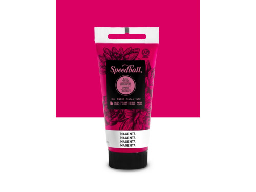 Water-Soluble Block Printing Ink - Speedball - Magenta 75 ml