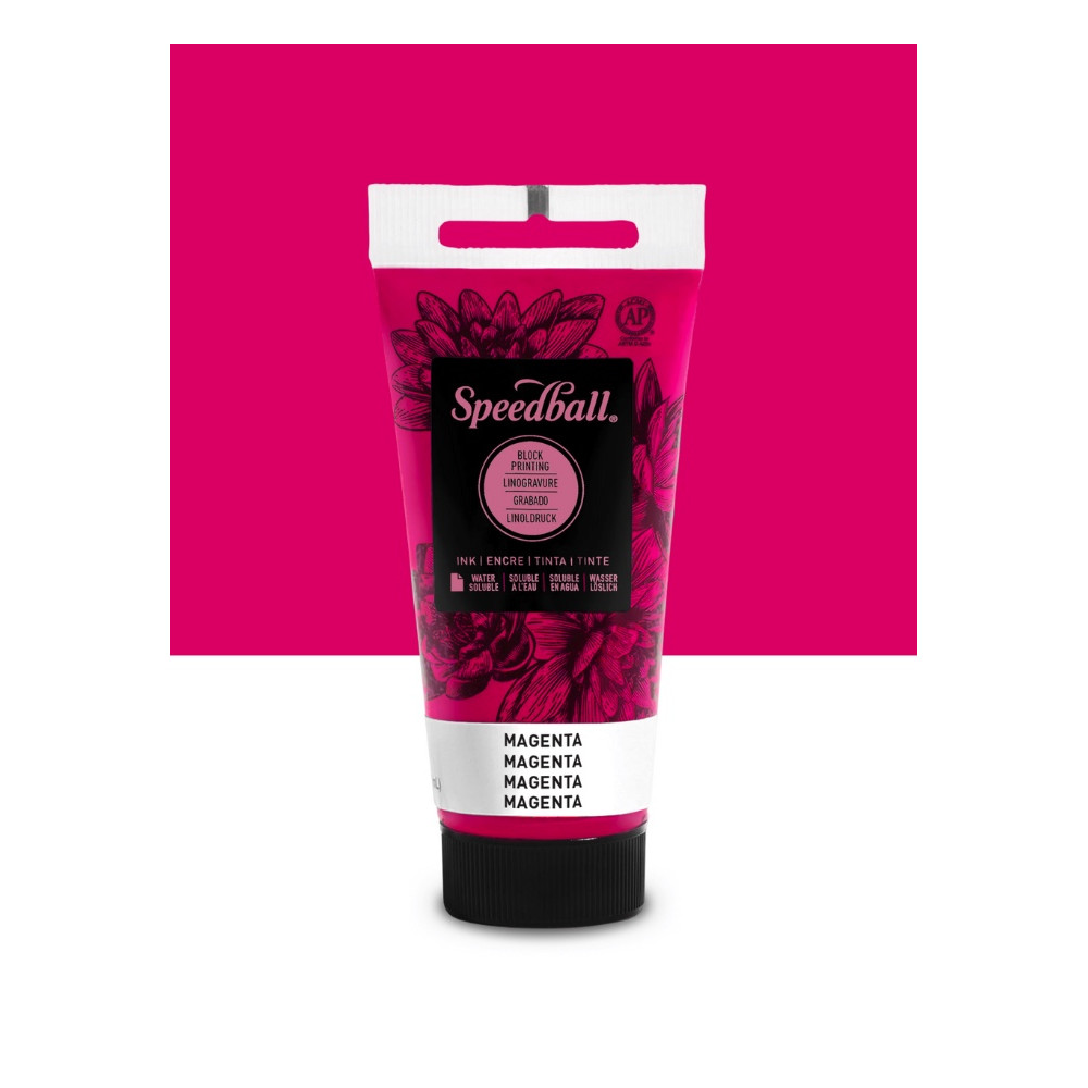 Farba do linorytu Water-Soluble Ink - Speedball - Magenta 75 ml