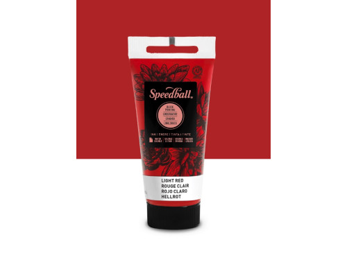 Farba do linorytu Water-Soluble Ink - Speedball - Light Red 75 ml