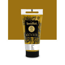 Water-Soluble Block Printing Ink - Speedball - Gold 75 ml