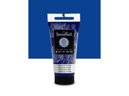 Farba do linorytu Water-Soluble Ink - Speedball - Process Cyan 75 ml