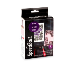 Zestaw do linorytu Water-Soluble Starter Kit - Speedball - 7 szt.