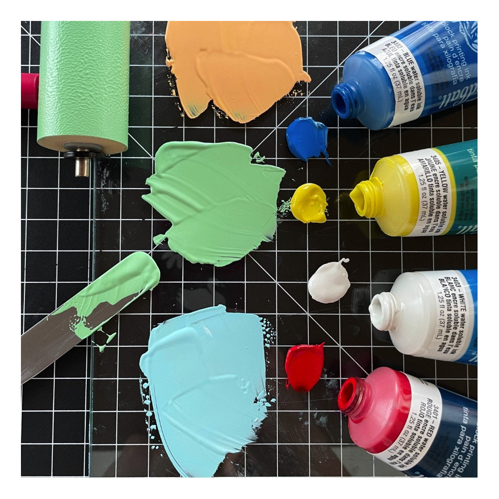 Water-Soluble Block Printing Deluxe Kit - Speedball - 15 pcs