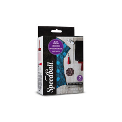 Zestaw do linorytu Fabric Block Printing Starter Kit - Speedball - 7 szt.