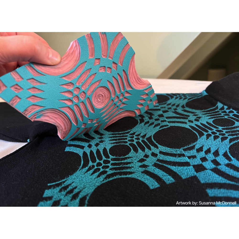 Zestaw do linorytu Fabric Block Printing Starter Kit - Speedball - 7 szt.