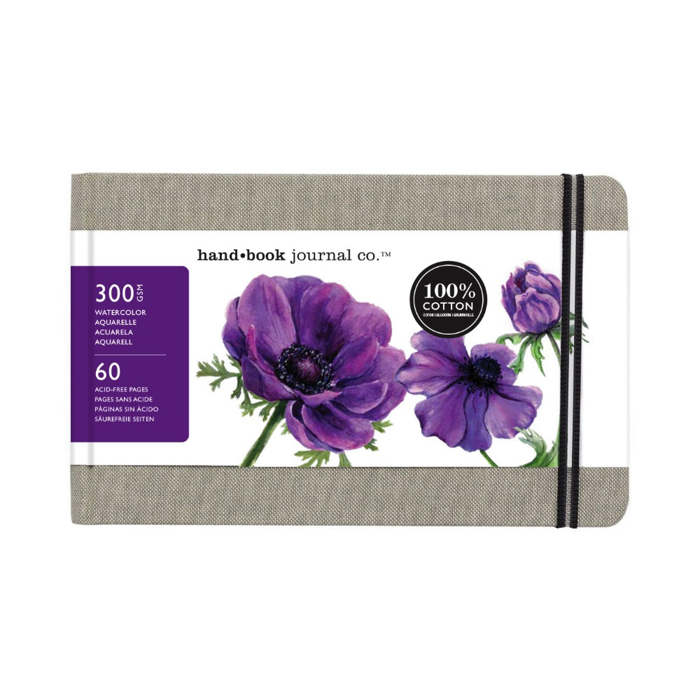 Watercolor 100% Cotton Hand Book Journal Co. 20 x 13 cm - Speedball - 30 sheets