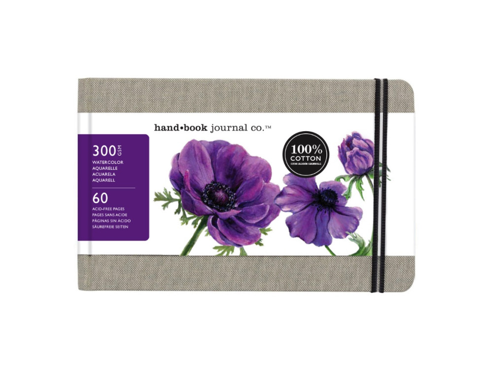 Watercolor 100% Cotton Hand Book Journal Co. 20 x 13 cm - Speedball - 30 sheets