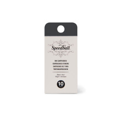 Naboje atramentowe - Speedball - Black 10 szt.