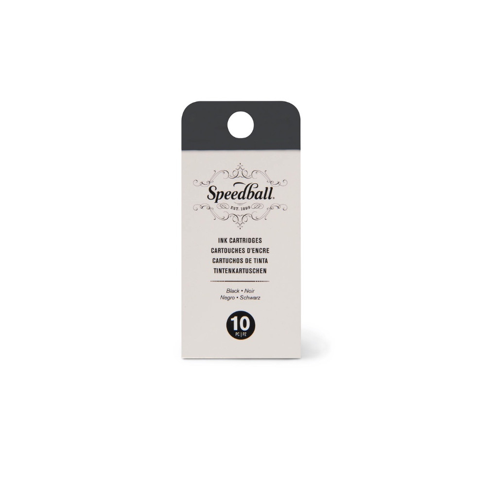 Naboje atramentowe - Speedball - Black 10 szt.