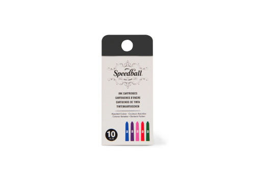 Naboje atramentowe - Speedball - Assorted Colors 10 szt.