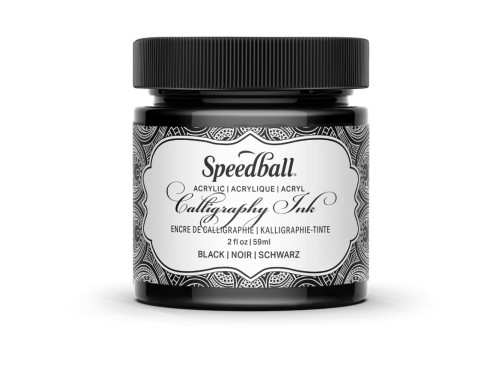 Calligraphy Acrylic Ink - Speedball - Black 59 ml