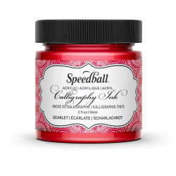 Calligraphy Acrylic Ink - Speedball - Scarlet Red 59 ml