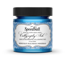 Tusz akrylowy do kaligrafii - Speedball - Indigo Blue 59 ml