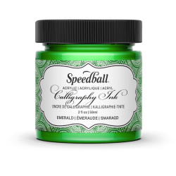 Tusz akrylowy do kaligrafii - Speedball - Emerald Green 59 ml