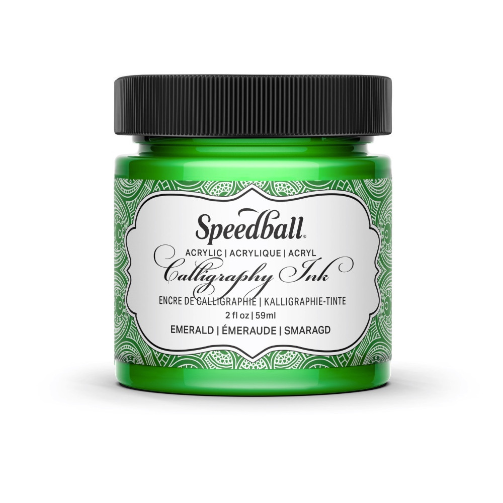 Calligraphy Acrylic Ink - Speedball - Emerald Green 59 ml