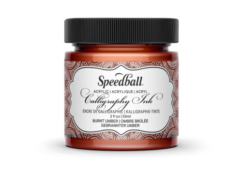 Calligraphy Acrylic Ink - Speedball - Burnt Umber 59 ml