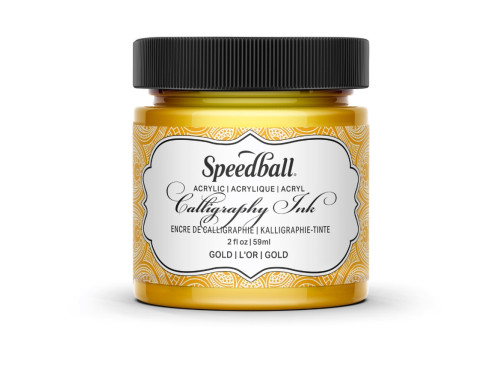 Calligraphy Acrylic Ink - Speedball - Gold 59 ml