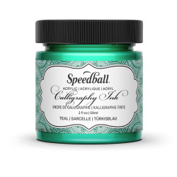Calligraphy Acrylic Ink - Speedball - Teal Green 59 ml