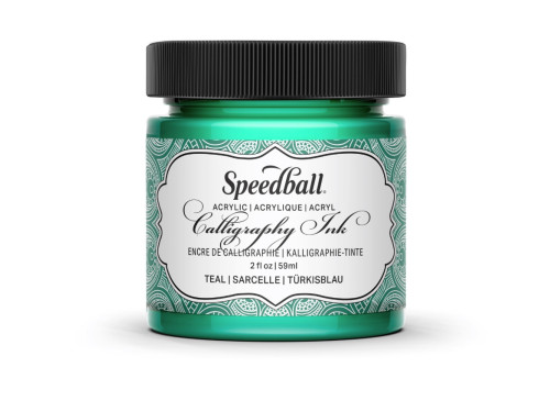 Tusz akrylowy do kaligrafii - Speedball - Teal Green 59 ml