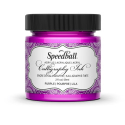 Calligraphy Acrylic Ink - Speedball - Deep Purple 59 ml