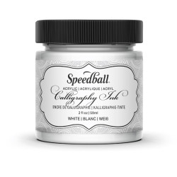 Calligraphy Acrylic Ink - Speedball - White 59 ml