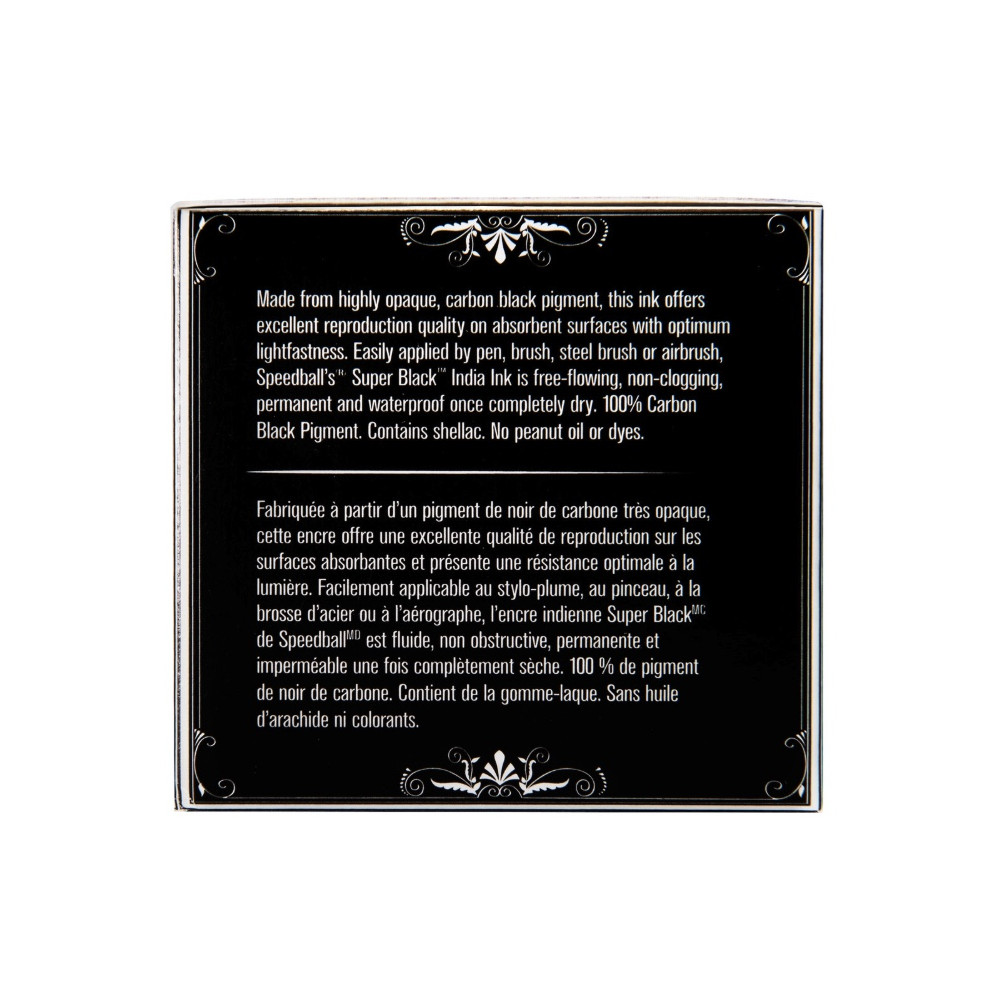 India Ink - Speedball - Super Black 59 ml