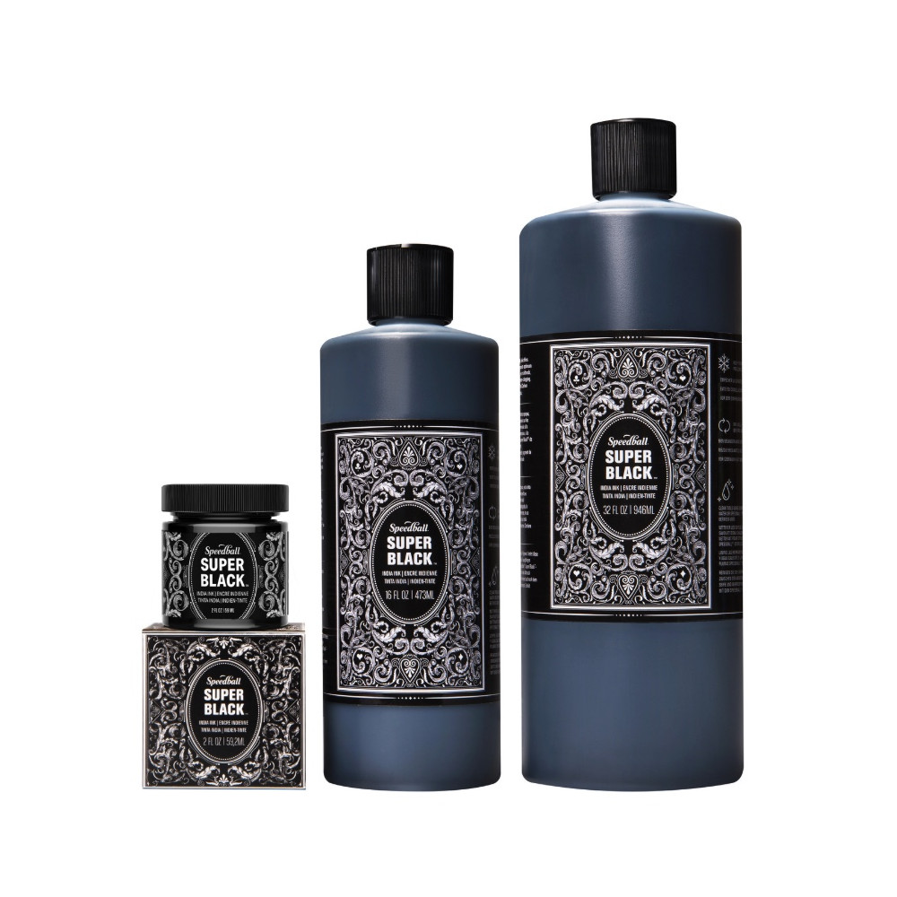 Tusz do kaligrafii India Ink - Speedball - Super Black 59 ml