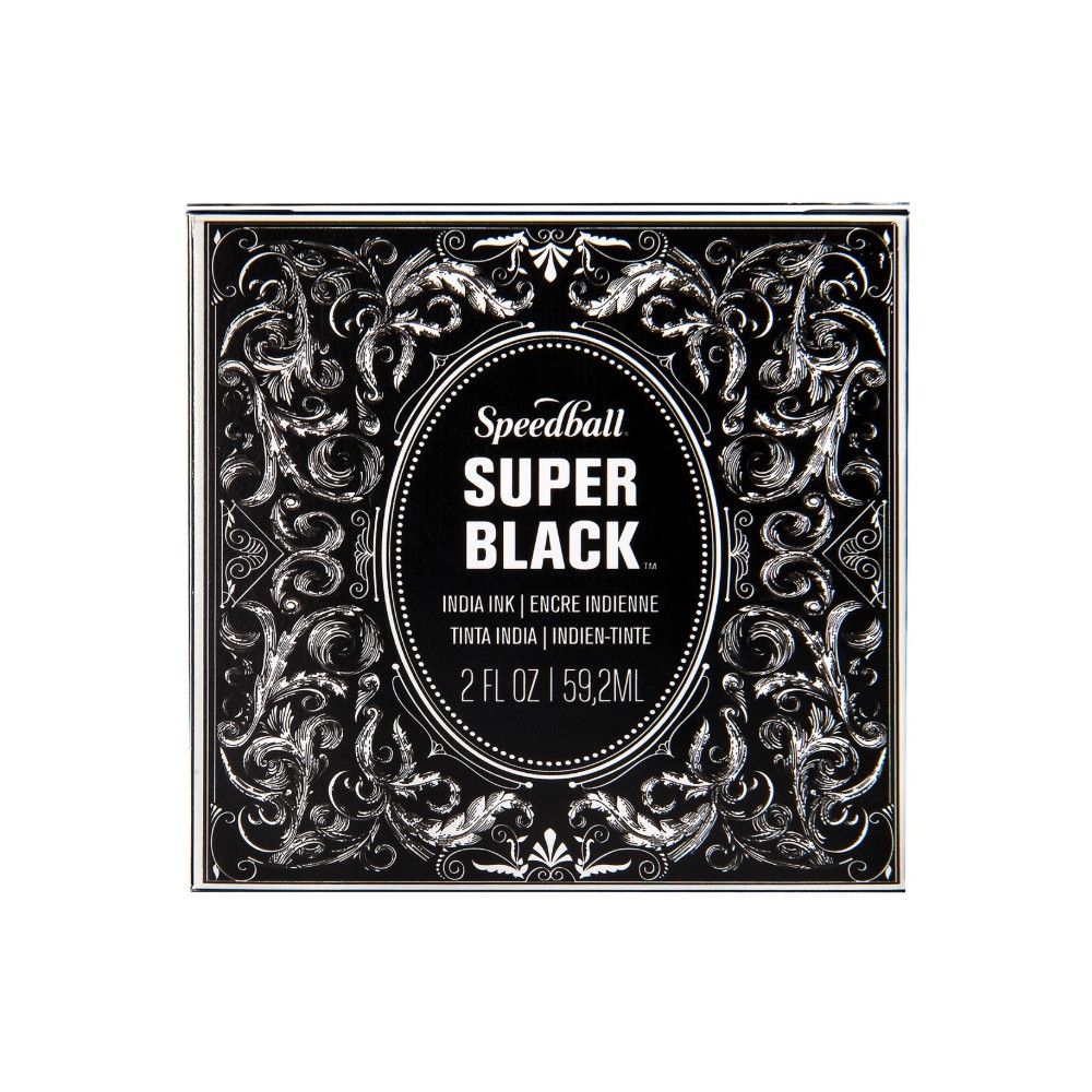 India Ink - Speedball - Super Black 59 ml