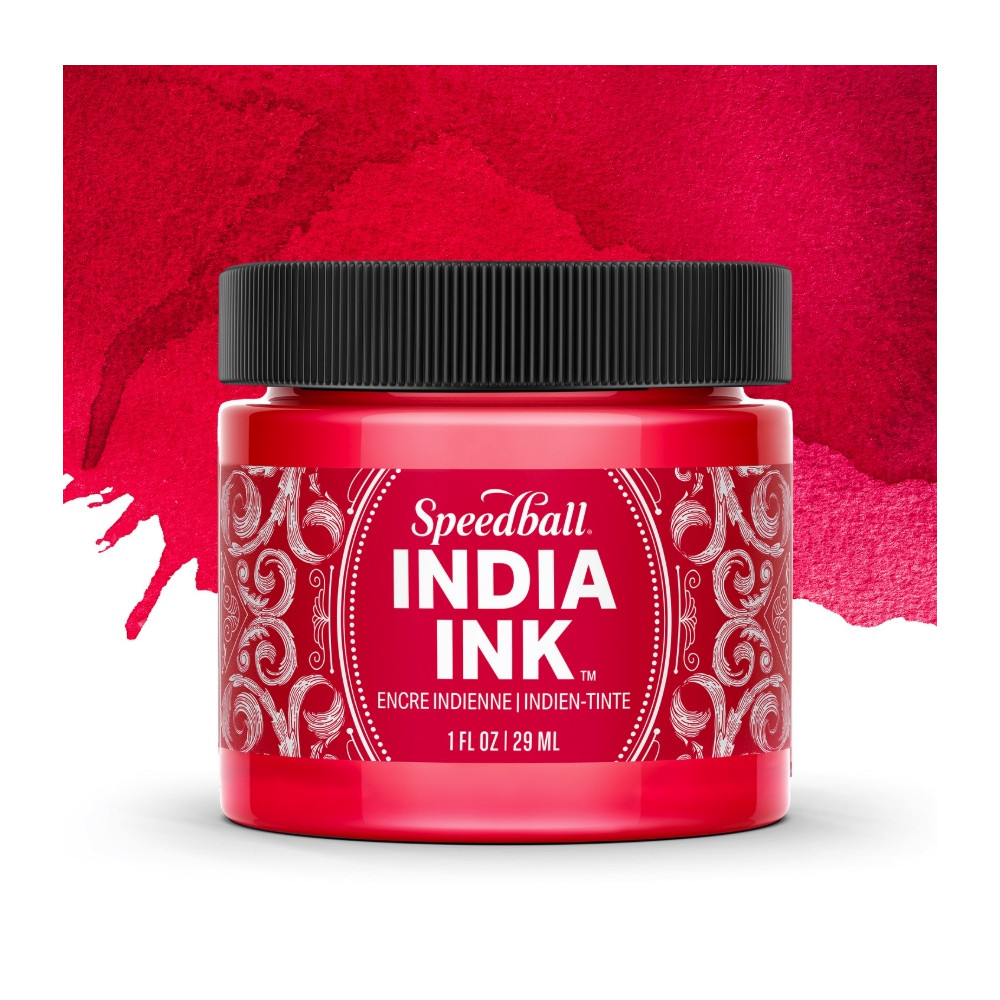 Tusz do kaligrafii India Ink - Speedball - Ruby 29 ml
