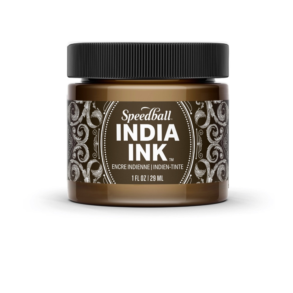 Tusz do kaligrafii India Ink - Speedball - Sepia 29 ml
