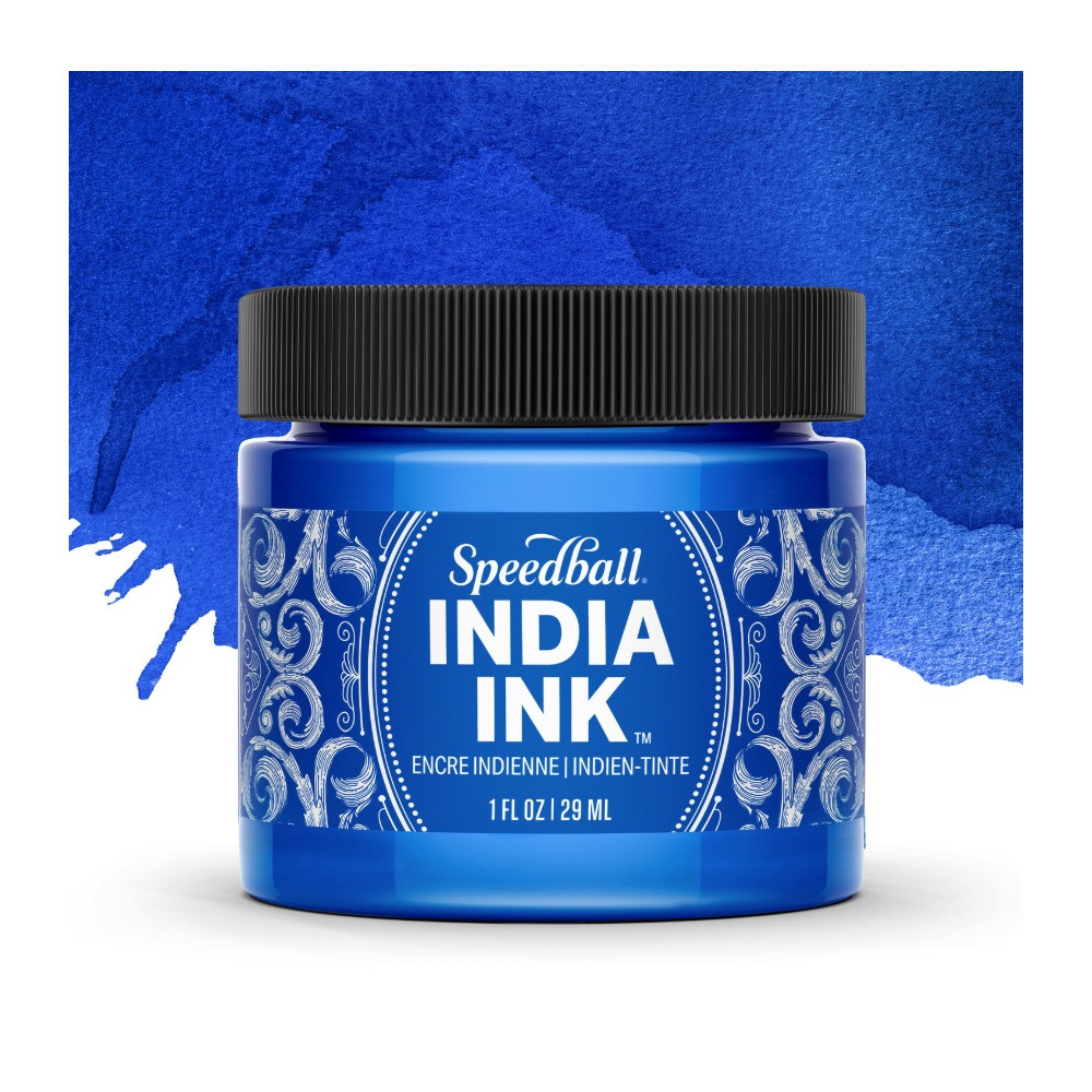 Tusz do kaligrafii India Ink - Speedball - Sapphire 29 ml
