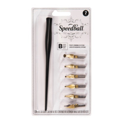 B-Series Calligraphy pen set - Speedball - 7 pcs