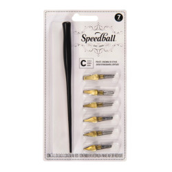 Zestaw do kaligrafii C-Series - Speedball - 7 szt.