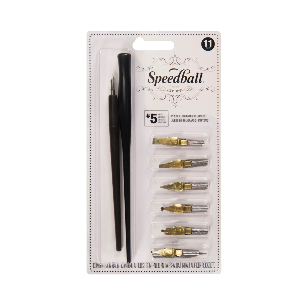 Zestaw do kaligrafii nr 5 Artist - Speedball - 11 szt.